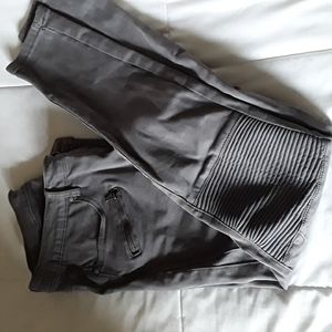 DONATED // Roolee Dark Grey Moto Leggings